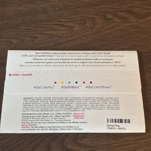 Color Street Nail Polish Strips Spring Fling - Picture 2 of 2